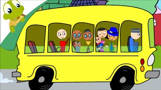 The wheels on the bus go round and round nursery rhyme [upl. by Eihctir]