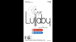 Lunar Lullaby by Jacob Narverud TTBB Choir with Piano [upl. by Heinrich]