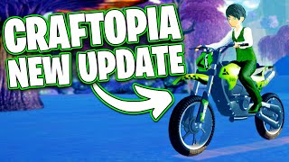 CRAFTOPIA NEW UPDATE IS HUGE  New Biome New Boss New Vehicles [upl. by Bartlett]