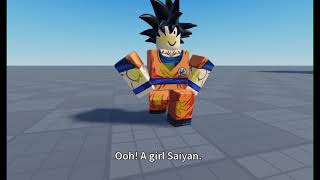 Goku Prowler meme ROBLOX Version [upl. by Laertnom]