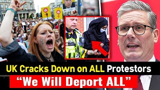 Breaking UK Begins Deporting All Protesters Marching [upl. by Linda865]