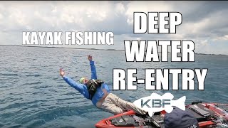 Kayak Fishing  DEEP WATER REENTRY  JUST THE TIP [upl. by Nodnorb282]