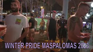 🏳️‍🌈 🌈WINTER PRIDE MASPALOMAS 2023 🏳️‍🌈 🌈 Nightlife In YUMBO  PLAYA DEL INGLES  GRAN CANARIA [upl. by Lin434]