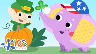 Days of the Week and Months of the Year Songs  More Nursery Rhymes amp Kids Songs  Kids Academy [upl. by England]