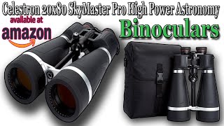 Celestron 20x80 SkyMaster Pro High Power Astronomy Binoculars [upl. by Bartolome308]