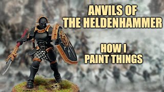 Painting Anvils of the Heldenhammer Vindictors  How I Paint Things [upl. by Kingsley]