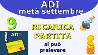 Pagamento Ricarica ADI metà settembre 2024  Edizione Estate [upl. by Awuhsoj]