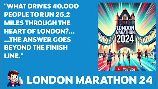 London Marathon 2024 Epic Highlights 🏃‍➡️ [upl. by Elodia368]