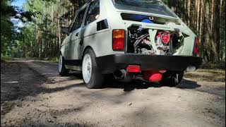 Fiat 126p SWAP 12 MPI 75KM sound exhaust WM SPORT Legendy PRLu 2021r [upl. by Noellyn934]