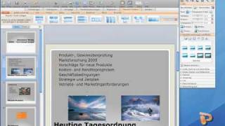 Lernen Sie hilfreiche Funktionen in PowerPoint 2008 kennen [upl. by Akiwak]