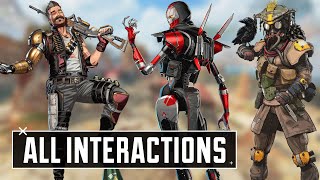 NEW Season 18 Harbinger CE All Interactions Voice Lines  Apex Legends [upl. by Namar145]