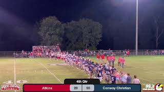 Atkins Red Devil Football vs Conway Christian Eagles  September 9 2022 [upl. by Beverley]