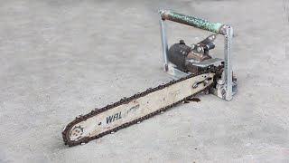 Making a Firewood Cutting Machine using Air Compressor [upl. by Acilejna]