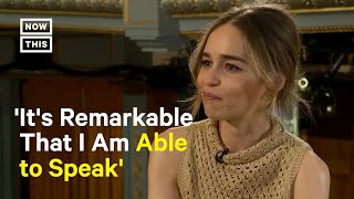 Emilia Clarke Parts of My Brain Are ‘Missing’ After Aneurysms [upl. by Eikin]