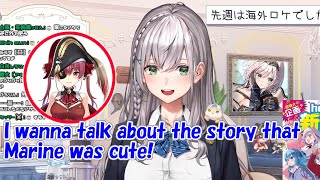 Hololive Noel talks about the cute story of Marine at the restaurant in Europe Eng sub [upl. by Allimac]