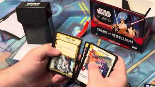 Star Wars unlimited prerelease kit [upl. by Zebapda]