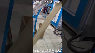 Elastic tape ribbon label logo embossing machine machine [upl. by Niggem]