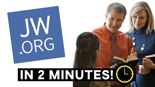 Jehovahs Witnesses Explained in 2 Minutes [upl. by Enoved]