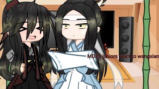 MDZS juniors react to wangxian♥Gacha clubread description [upl. by Alcus610]