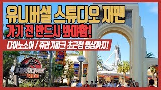 오사카 유니버셜스튜디오재팬 꿀팁 feat다이너소어 쥬라기공원 USJ Flying Dinosaur Jurassic Park – The Ride [upl. by Doownyl]