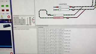 RocRail DCCext with LocoNet commands on YaMoRC YD70xx [upl. by Ronny]