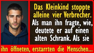 Das Kleinkind stoppte alleine vier Verbrecher Als man ihn fragte wie deutete er auf [upl. by Dosia674]