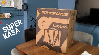 Gameforce Liquid Beyaz 7x120 RGB Fanlı ATX Oyuncu Kasası  İnceleme [upl. by Macintosh]