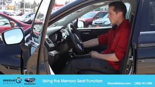 Instructions on How to set the Memory Seats on a 2015 Subaru Outback and Legacy [upl. by Ihteerp]