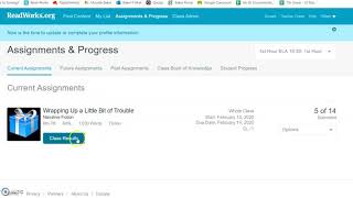 ReadWorksorg  Homework Purposes [upl. by Anivram819]