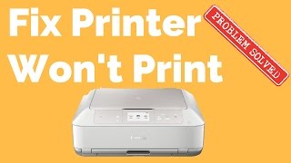 How to Fix A Printer That Wont Print [upl. by Nylyaj]