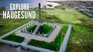 Haugesund drone  places to visit  Karmoy  Langfoss  Vikings drone [upl. by Ladonna]