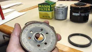 Mann Vs Hengst German Oil Filter Comparison  Never used these filters Before  Check It Out [upl. by Enrev]