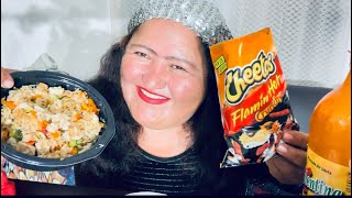 Cheetos flamin hot con salsa Valentina [upl. by Matthews]