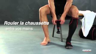 Comment mettre sa chaussettes de compression  Aptonia Decathlon [upl. by Rep]