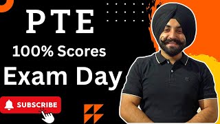 PTE 100 scores exam day how to get 90 scores how to clear PTE exam  Gurwinder Sir [upl. by Bluma]