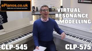 Yamaha Clavinova CLP545 vs CLP575 comparison  What piano should I buy [upl. by Gill]