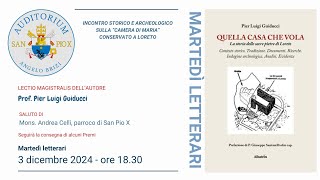 31224 I martedì Letterari Presentazione del Libro “Una Casa che vola ” Prof Guiducci [upl. by Agueda]