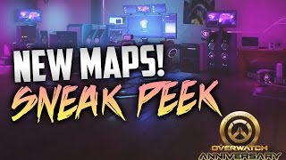 Overwatch ONE YEAR ANNIVERSARY EVENT  NEW ARENA MAPS SNEAK PEEK [upl. by Bratton]