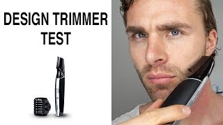 RASIERER TEST ● DESIGN Trimmer TEST  Bart trimmen mit Panasonic Männerrasierer [upl. by Dnalevelc]