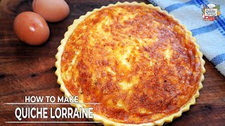 Amazingly Easy Quiche Lorraine Recipe [upl. by Studdard]