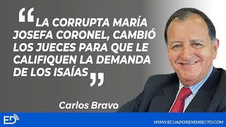 La C0RRUPT4 MARÍA Josefa CORONEL cambió los JUECES para que le CALIFIQUEN la D3MAND4 de los ISAÍAS [upl. by Fiann921]