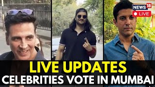 Maharashtra Elections 2024 Live  Bollywood Celebrities Cast Their Votes In Mumbai  Live  N18L [upl. by Mistrot]