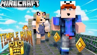 NOOB VS PRO  KTO WYGRA WYŚCIG TEMPLE RUN W MINECRAFT 😂🏆 VITO VS BELLA [upl. by Altaf]