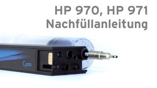 HP970 HP971 nachfüllen mit Refill Tool [upl. by Canty]