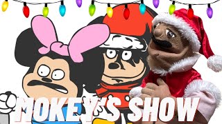 Mokeys Show Is Not Christmas Reaction Puppet Reaction [upl. by Annehs]