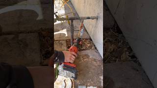 replacing a broken shut off valve with a watts ball valve amp hilti press tool [upl. by Trab]