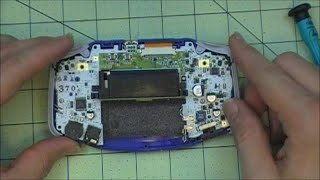 Replacing a Game Boy Advance GBA Shoulder Button [upl. by Eldoree]