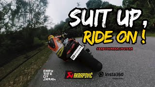 BTIC Fullsuit Training   MT09 v1  DUKE 790  Insta360 X2 4K [upl. by Gabel]