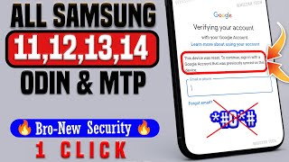 Finally🔥All Samsung FRP Bypass For Android 141312 One Click Remove Tool Fixed ADB Fail No 0 [upl. by Namrej]