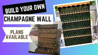 DIY Champagne Wall  Build Plans Available [upl. by Ettelimay]